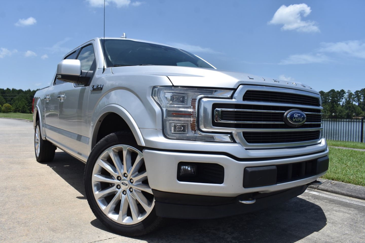 Silver 2019 Ford F-150 Pickup Truck Four-Wheel Drive Automatic
