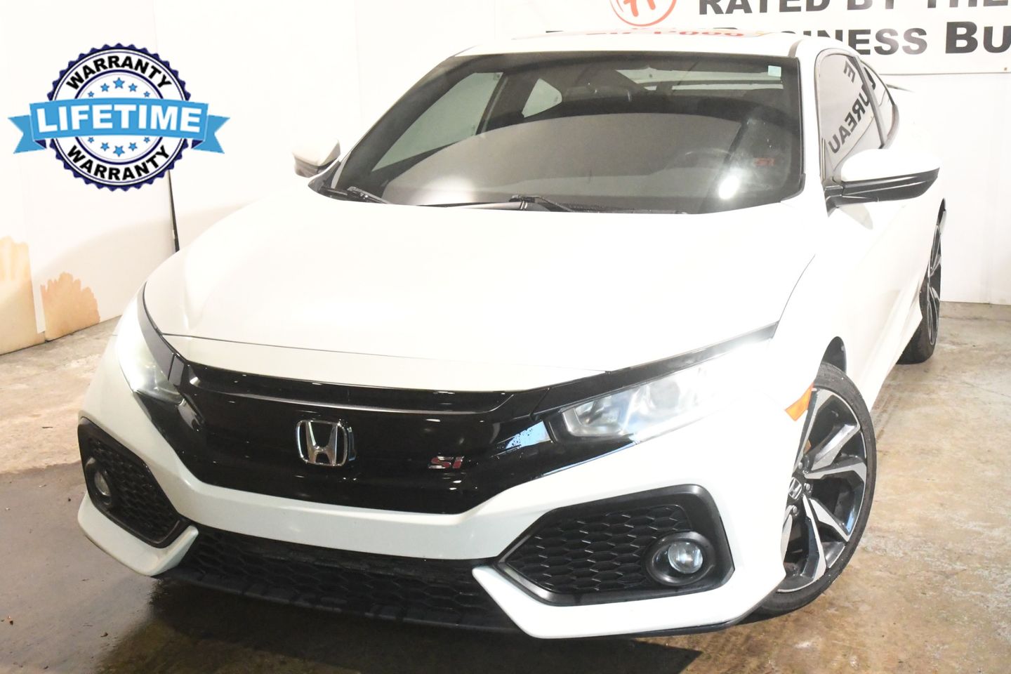 Gray ([WX] Platinum White Pearl) 2019 Honda Civic Coupe Coupe Front-Wheel Drive Manual