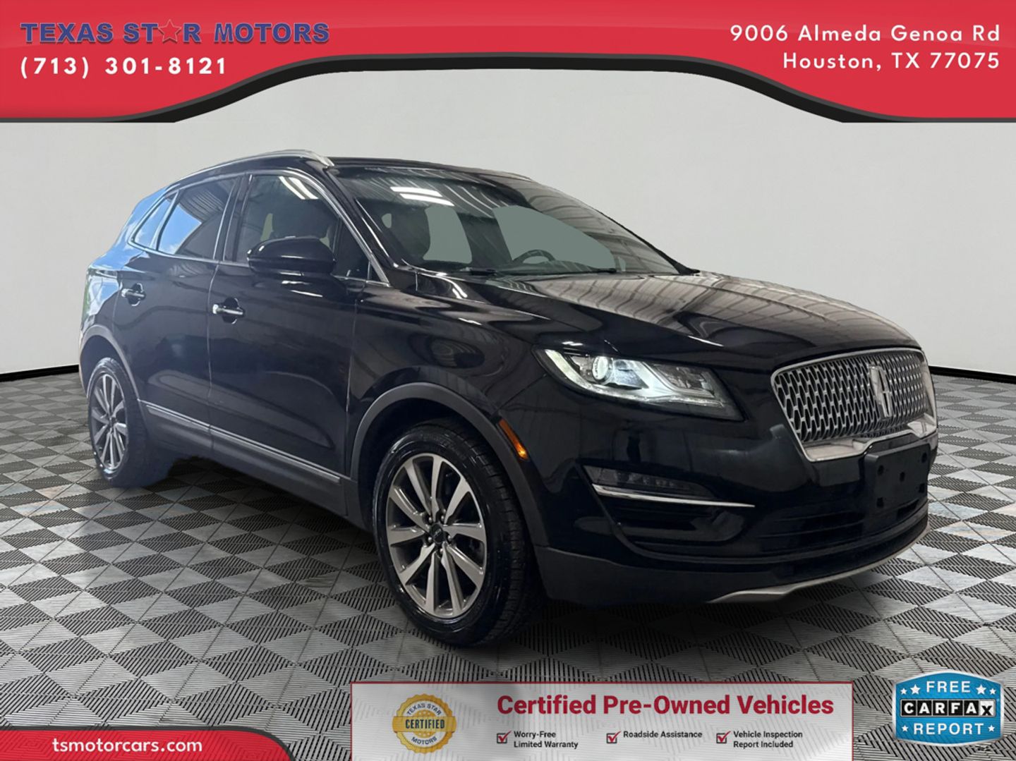 Black 2019 Lincoln MKC Reserve AWD SUV / Crossover All-Wheel Drive Automatic