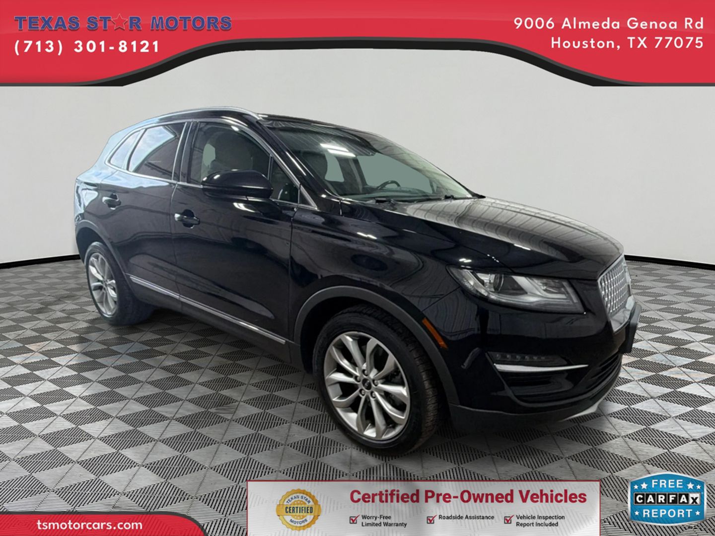 Black 2019 Lincoln MKC Select FWD SUV / Crossover Front-Wheel Drive Automatic