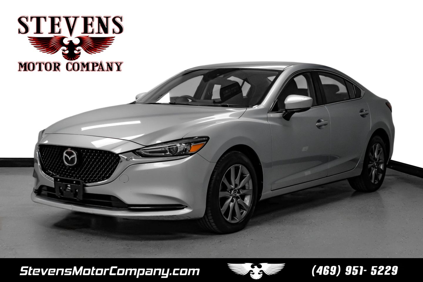 Sonic Silver Metallic 2019 Mazda MAZDA6 Sedan Front-Wheel Drive Automatic