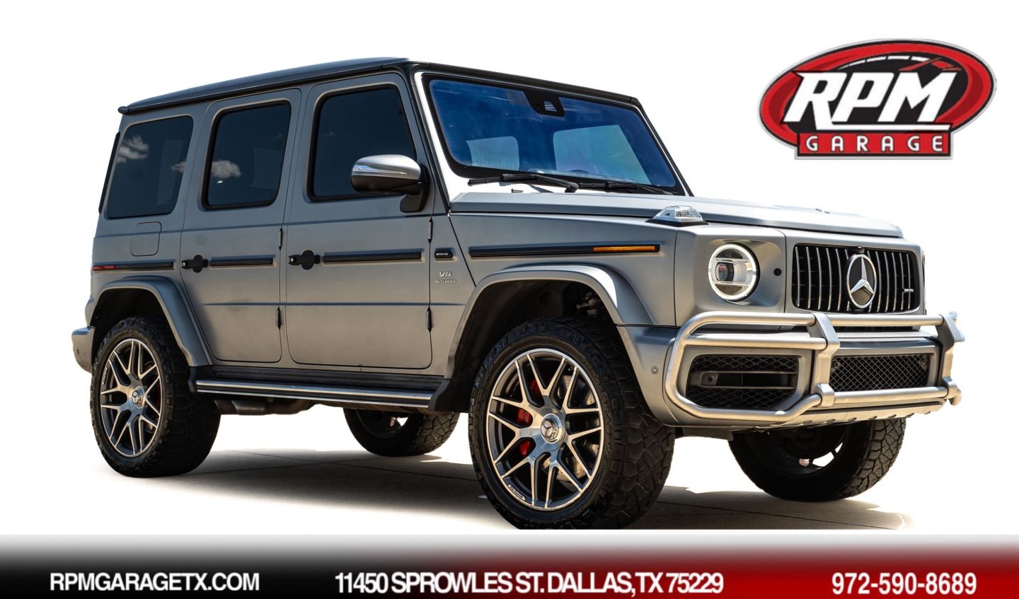 Gray ([051] designo Platinum Magno Matte) 2019 Mercedes-Benz G-Class SUV / Crossover All-Wheel Drive Automatic