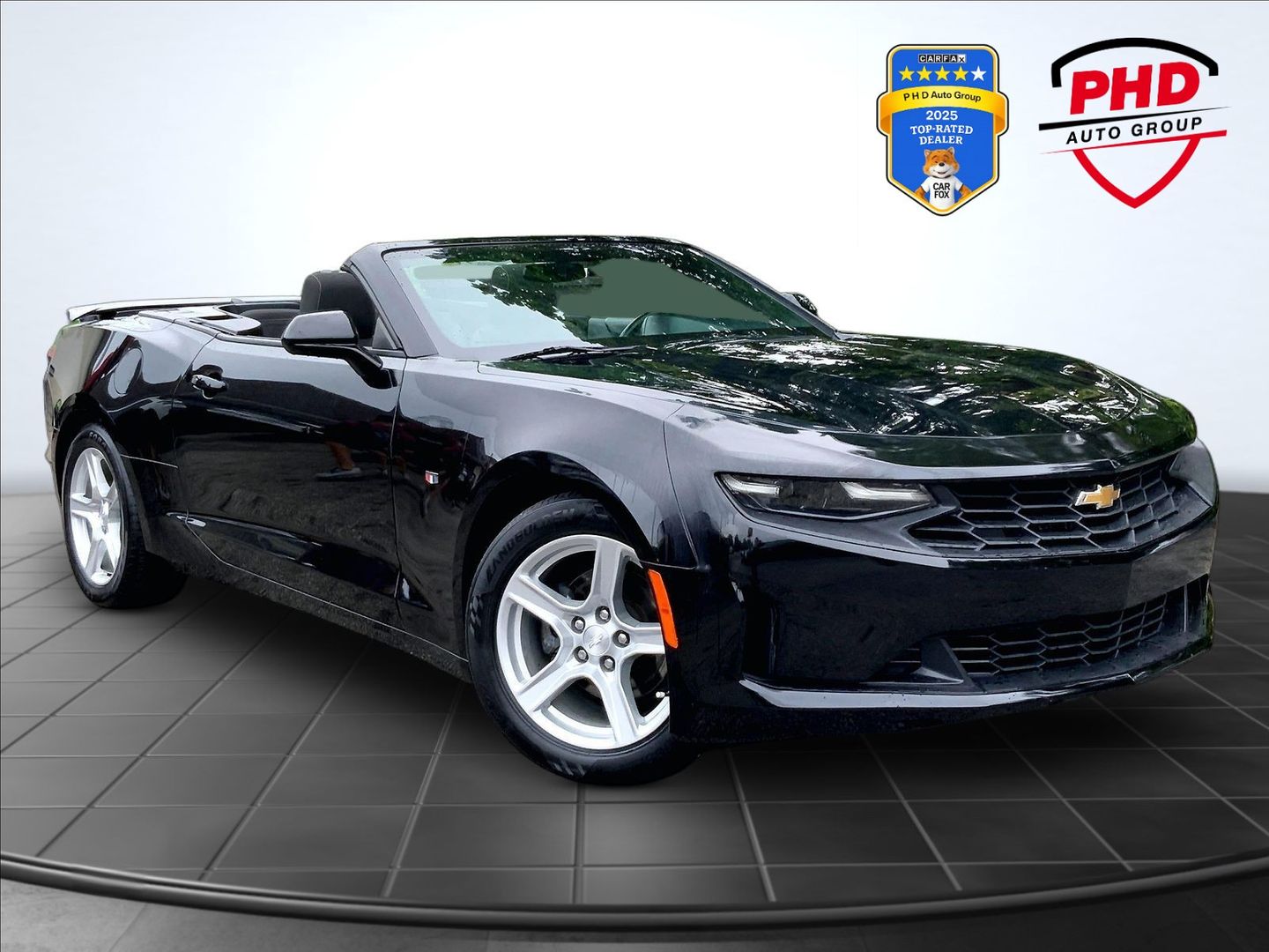 Black 2020 Chevrolet Camaro Convertible Rear-Wheel Drive Automatic