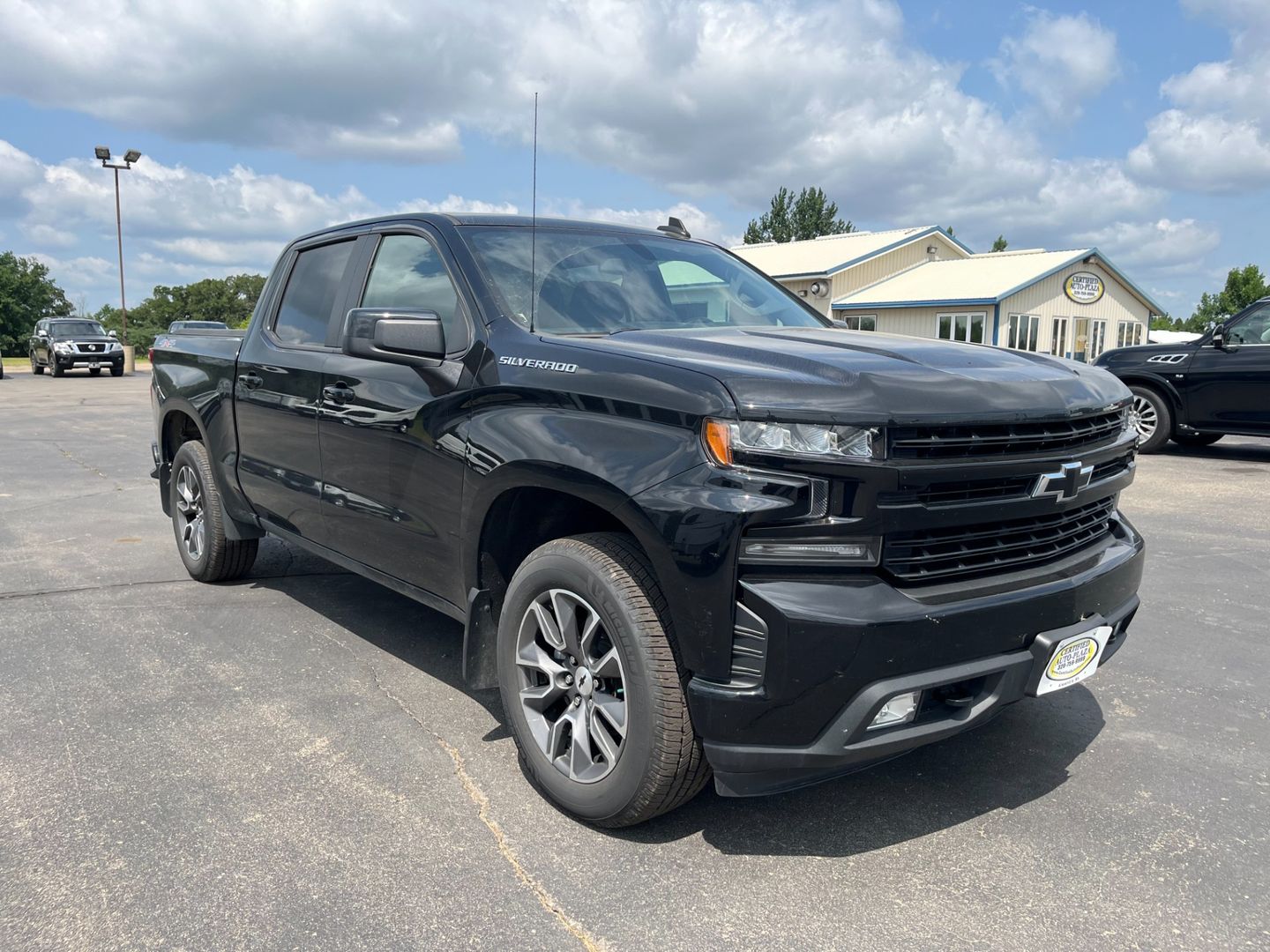 Black 2020 Chevrolet Silverado 1500 Pickup Truck Four-Wheel Drive Automatic