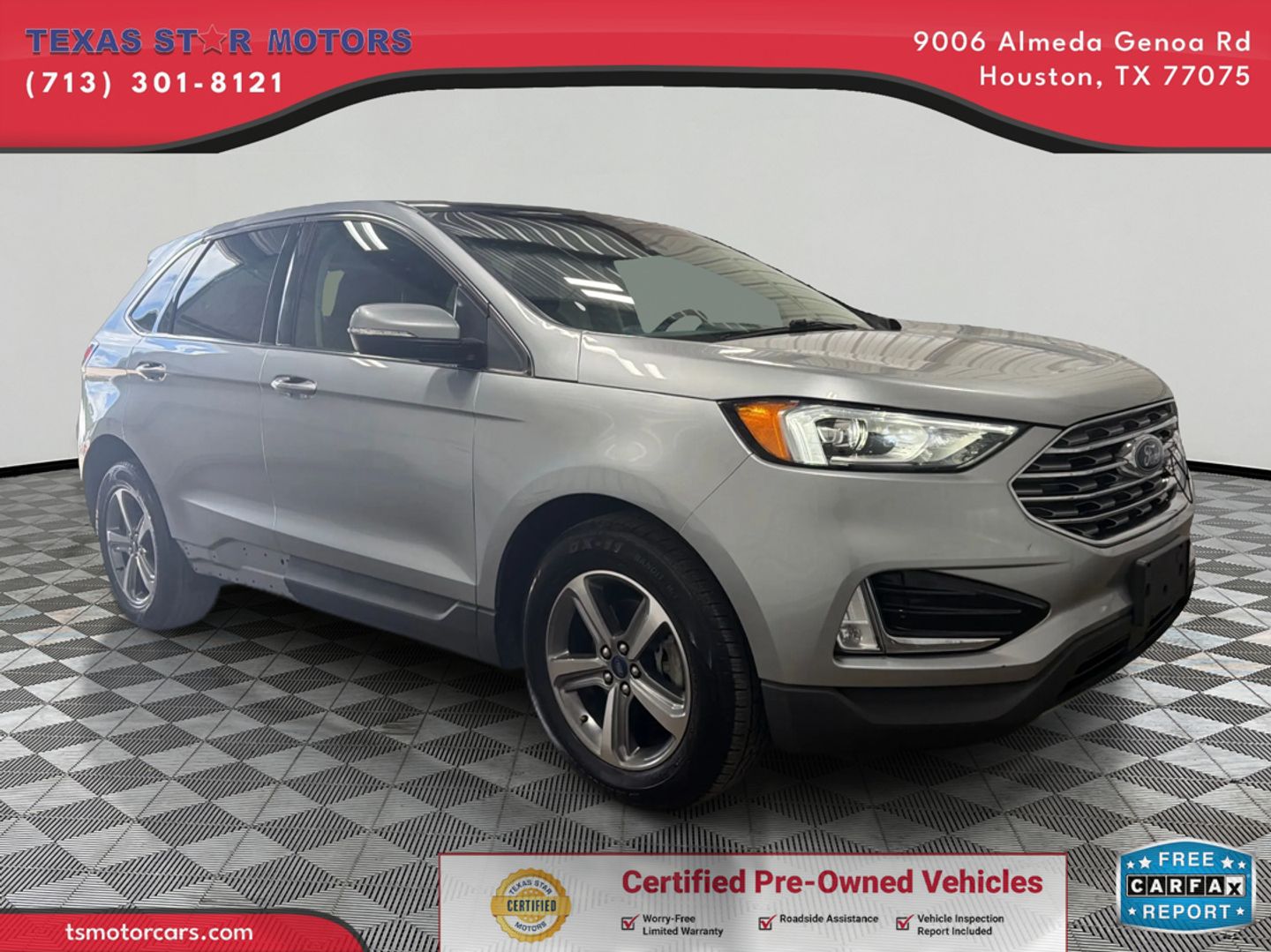Silver 2020 Ford Edge SUV / Crossover Front-Wheel Drive Automatic