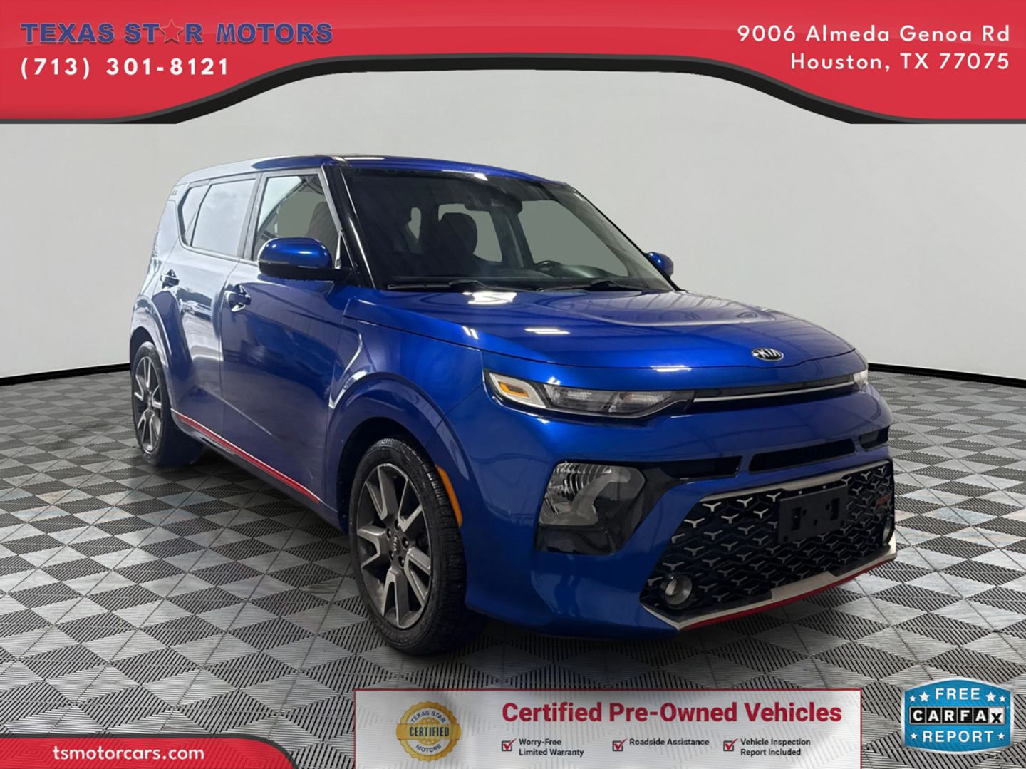 Blue 2020 Kia Soul GT-Line FWD SUV / Crossover Front-Wheel Drive Automatic
