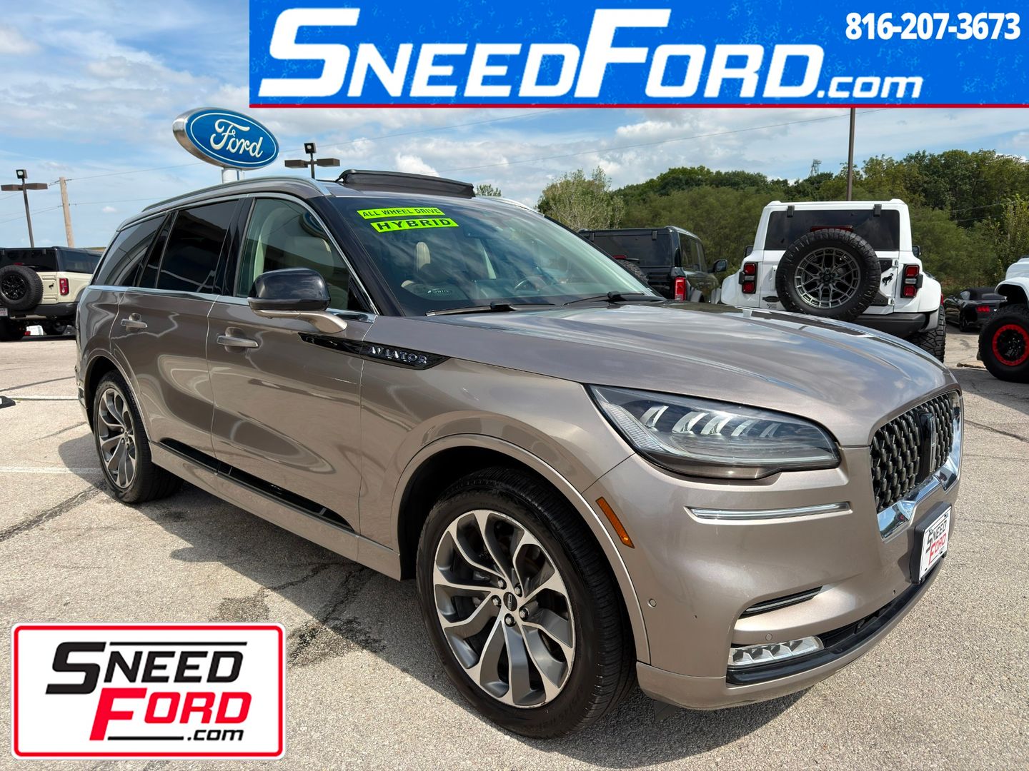 [AR] Iced Mocha Premium Colorant 2020 Lincoln Aviator SUV / Crossover All-Wheel Drive Automatic