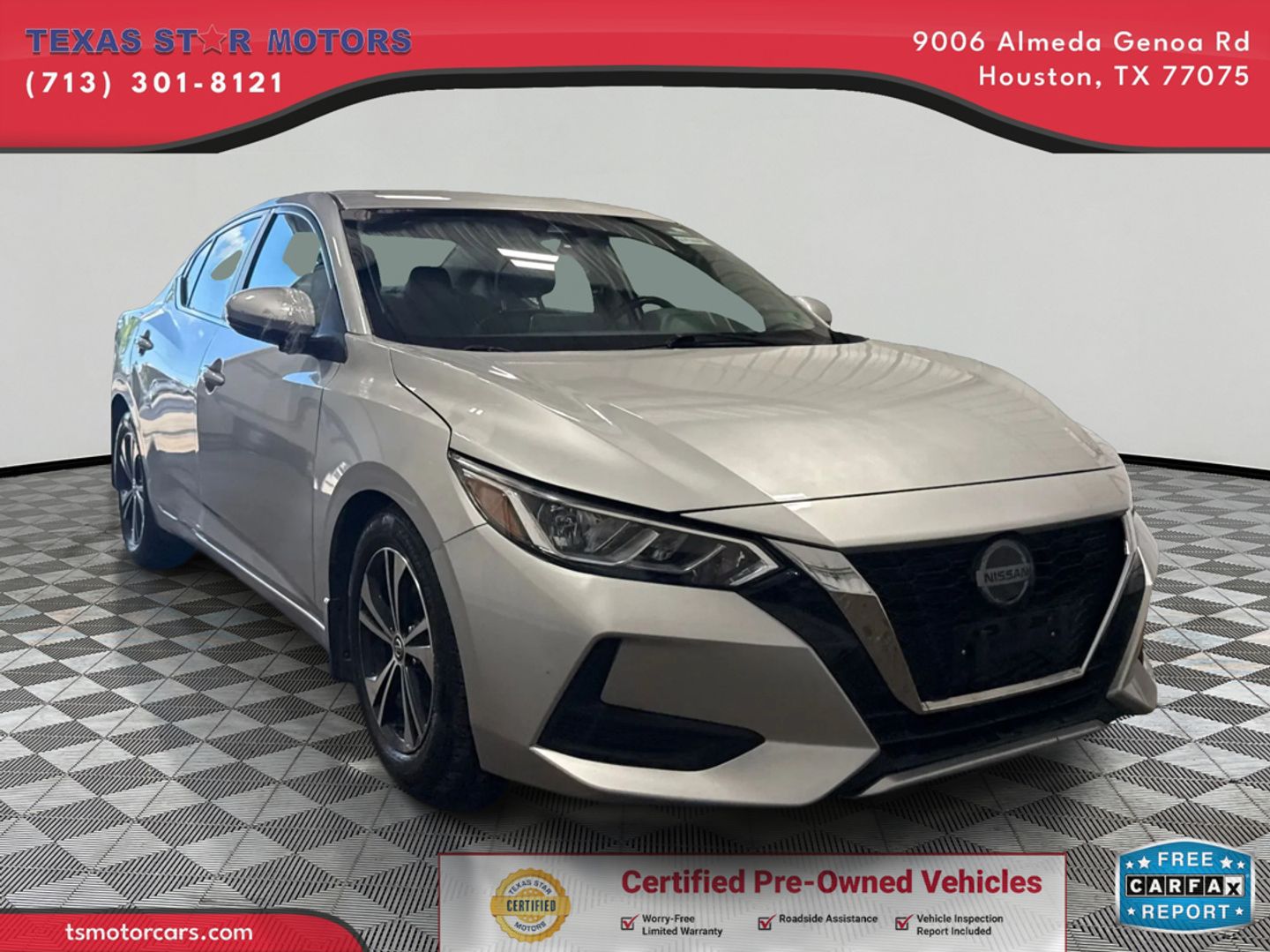 Silver 2020 Nissan Sentra SV FWD Sedan Front-Wheel Drive Automatic