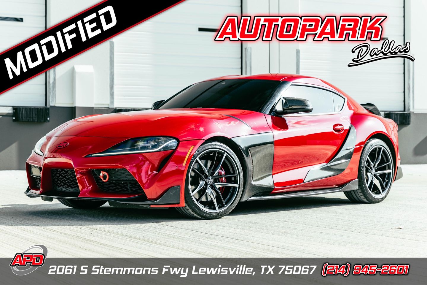 [D05] Renaissance Red 2.0 2020 Toyota Supra Coupe Rear-Wheel Drive Automatic