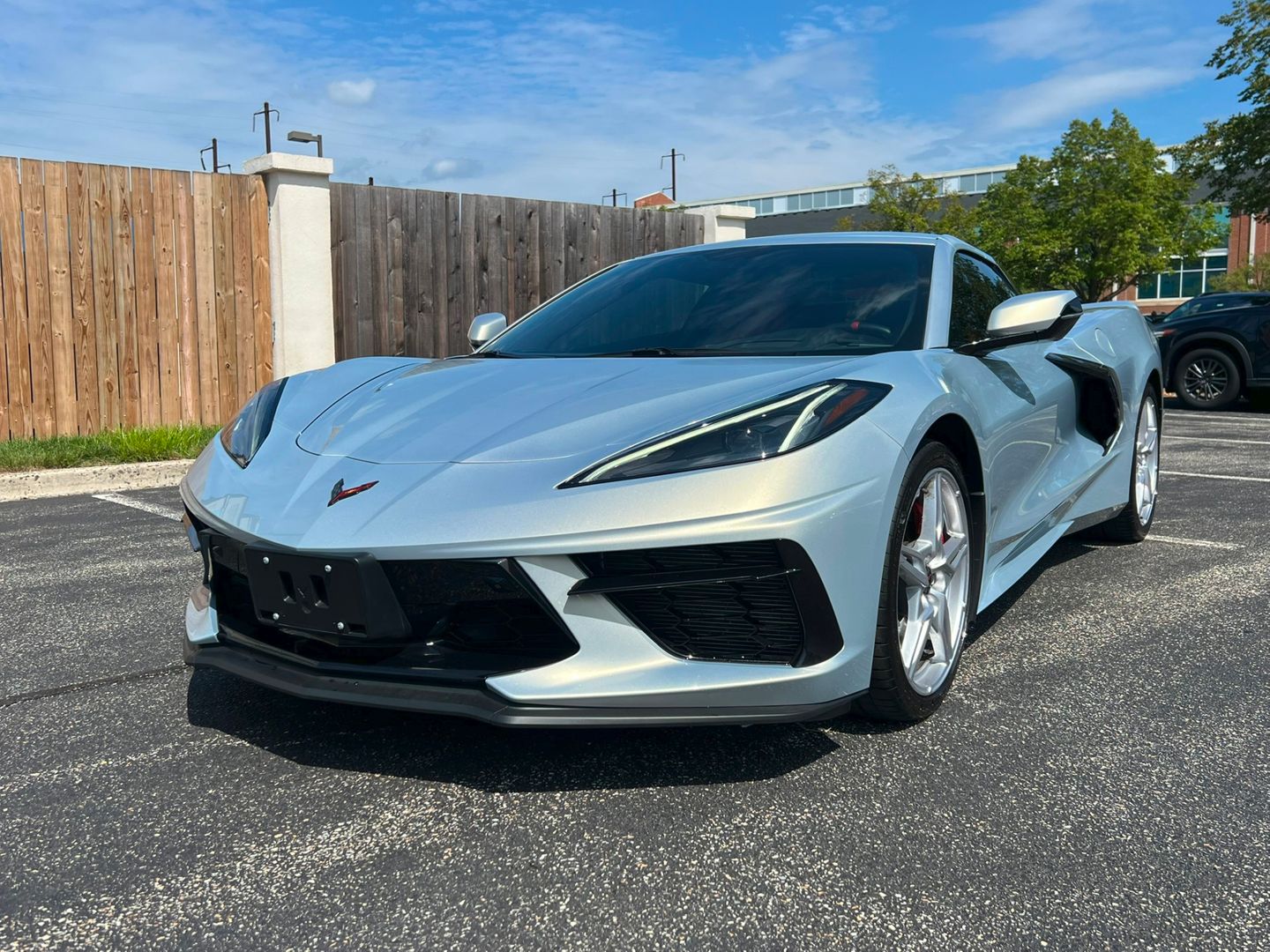 Silver 2021 Chevrolet Corvette Convertible Rear-Wheel Drive Automatic