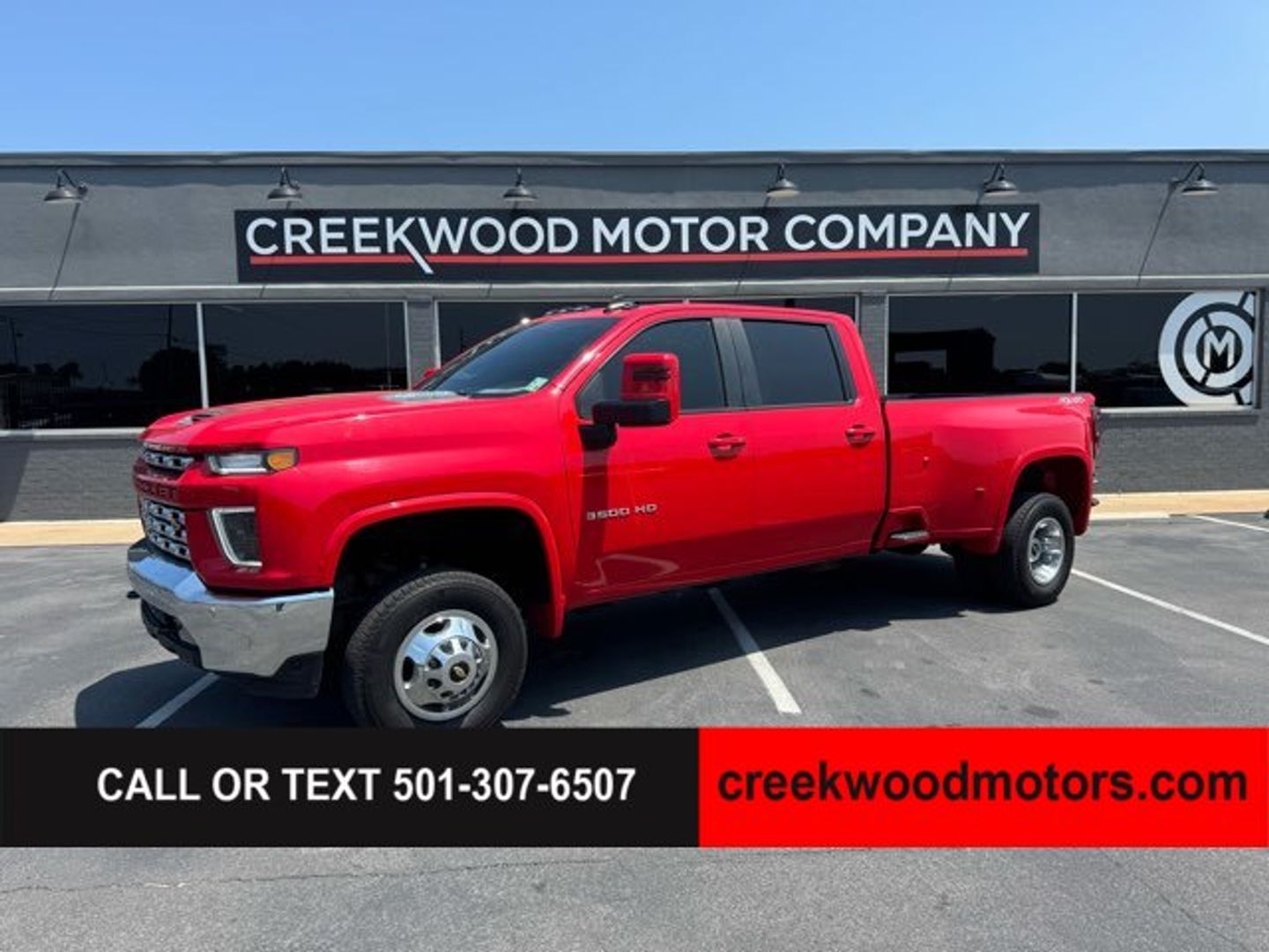 [G7C] Red Hot 2021 Chevrolet Silverado 3500HD Pickup Truck Four-Wheel Drive Automatic