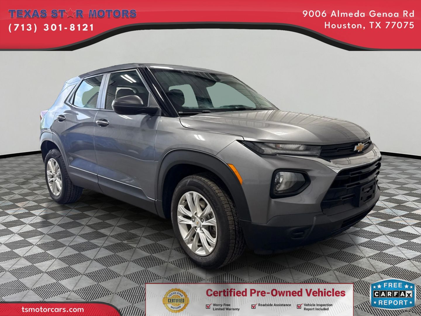 Silver 2021 Chevrolet Trailblazer LS AWD SUV / Crossover Four-Wheel Drive Automatic