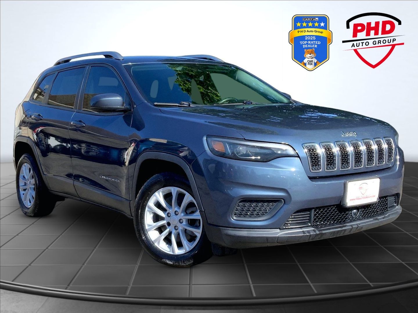 Blue 2021 Jeep Cherokee Latitude FWD SUV / Crossover Front-Wheel Drive Automatic