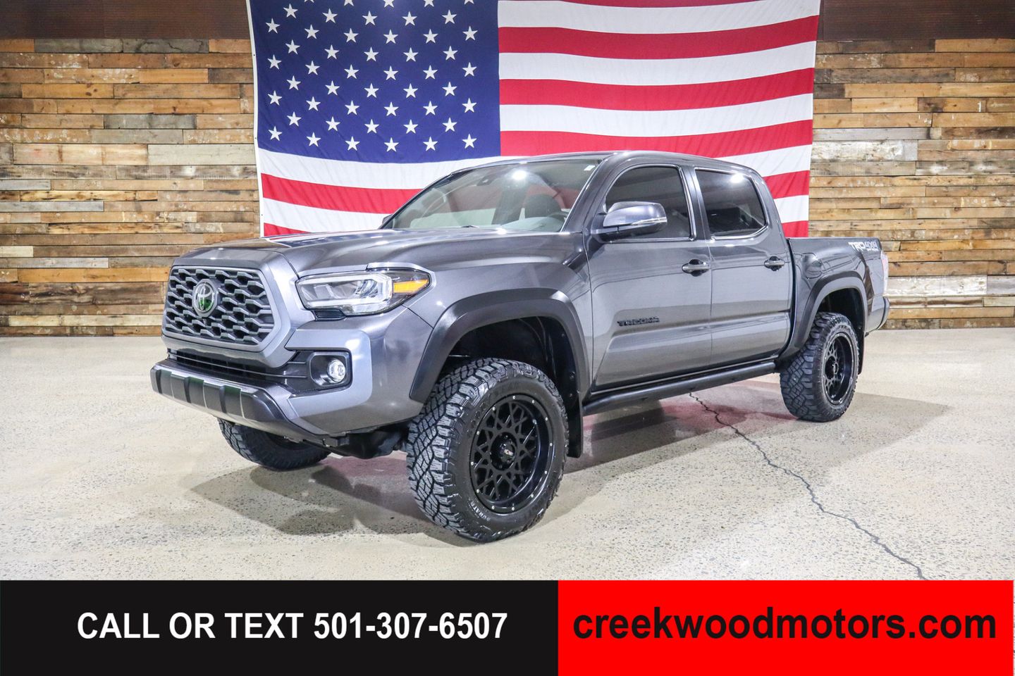 Magnetic Gray Metallic 2021 Toyota Tacoma Pickup Truck Four-Wheel Drive Automatic