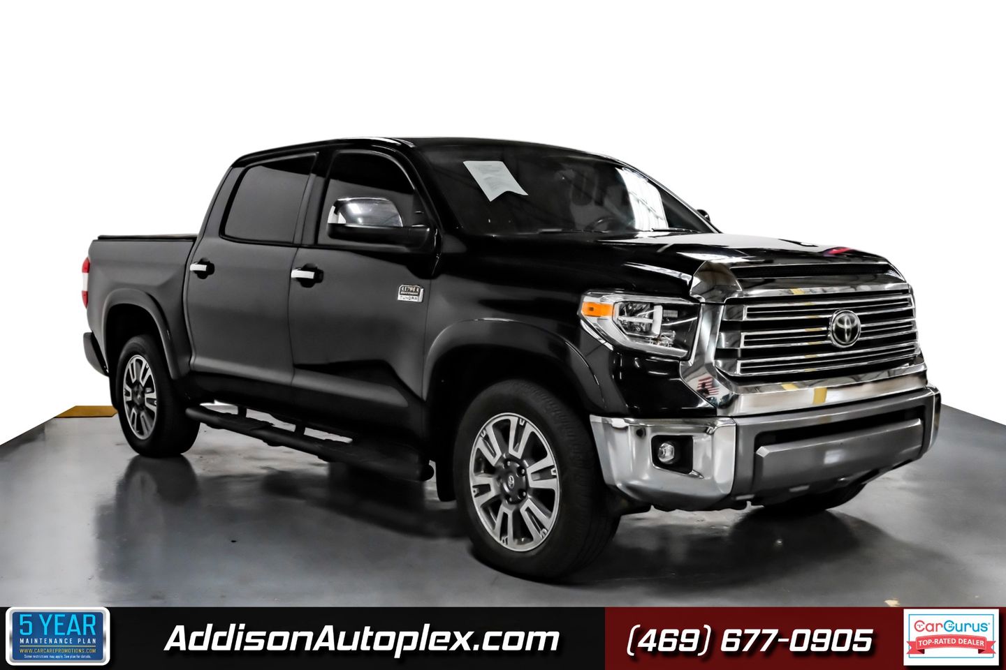 [218] Midnight Black Metallic 2021 Toyota Tundra Pickup Truck Four-Wheel Drive Automatic