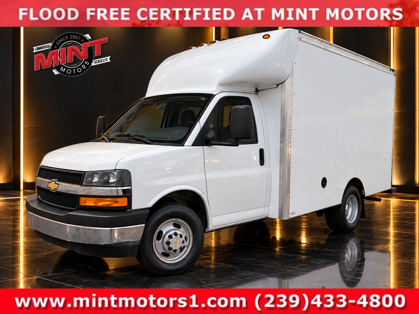 White 2022 Chevrolet Express Chassis Van Rear-Wheel Drive Automatic