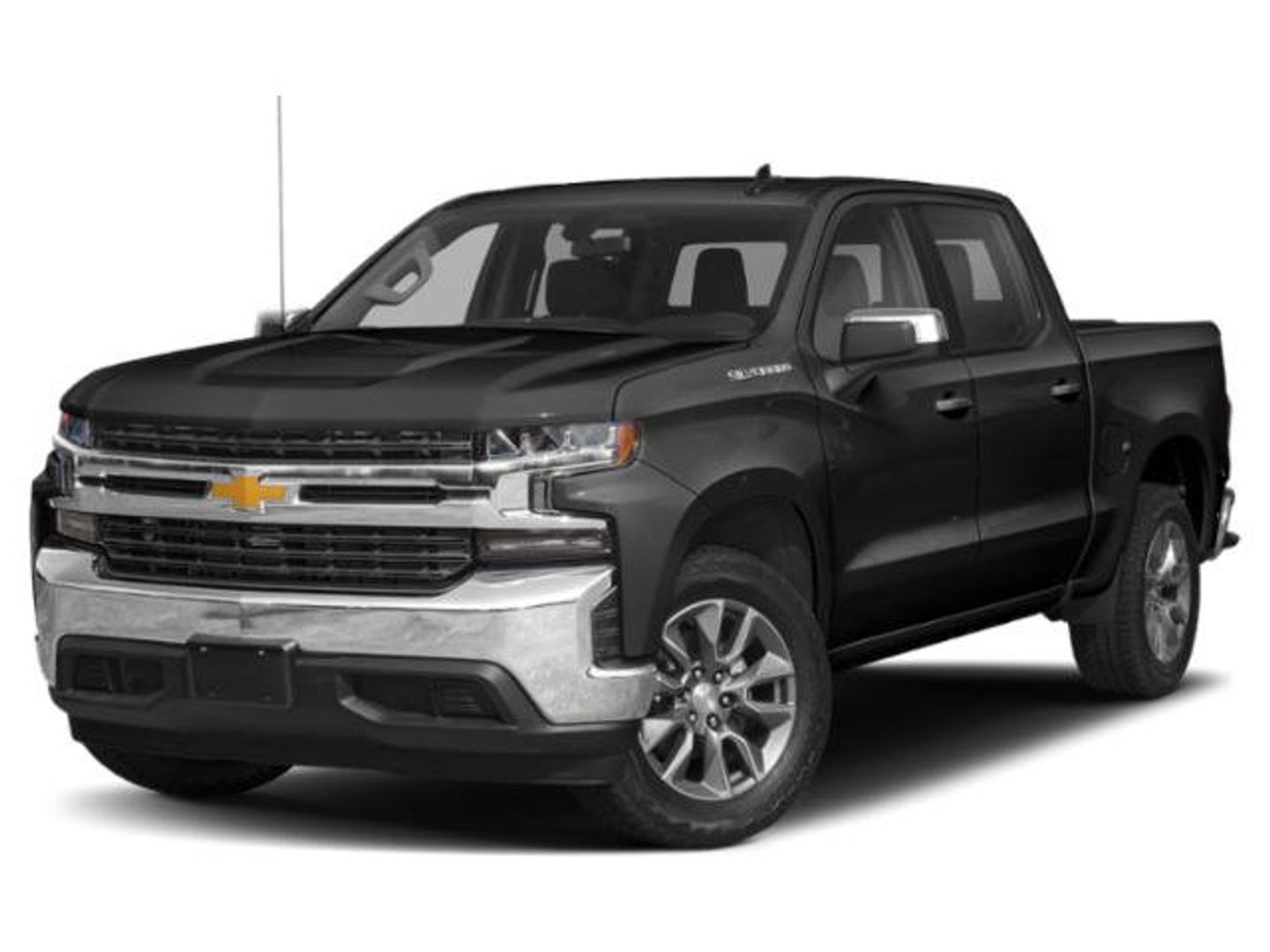 Black 2022 Chevrolet Silverado 1500 Pickup Truck Four-Wheel Drive Automatic