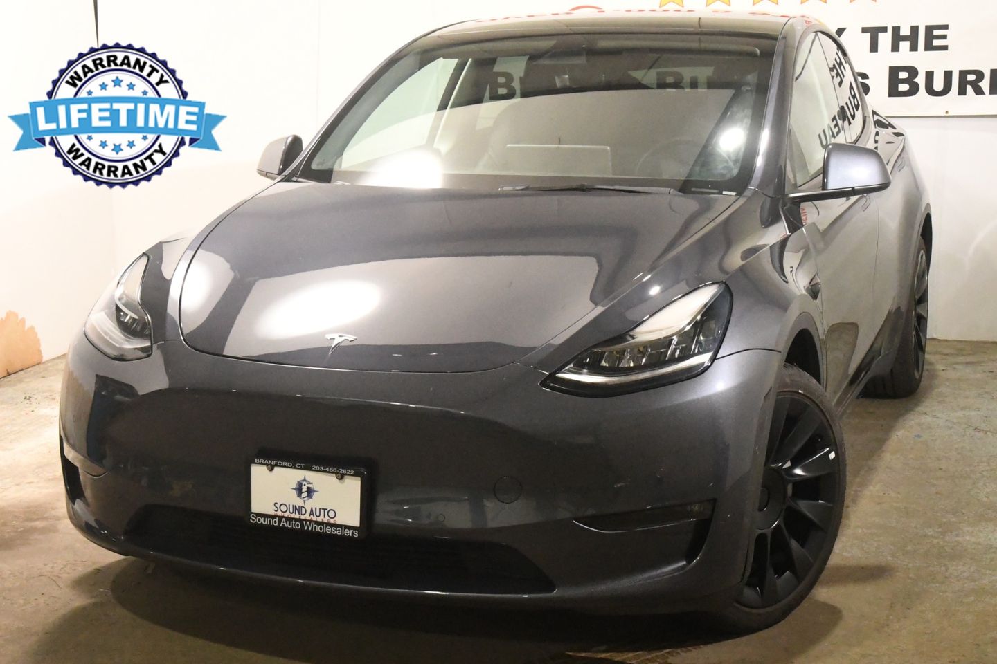 [PMNG] Midnight Silver Metallic 2022 Tesla Model Y SUV / Crossover All-Wheel Drive Automatic