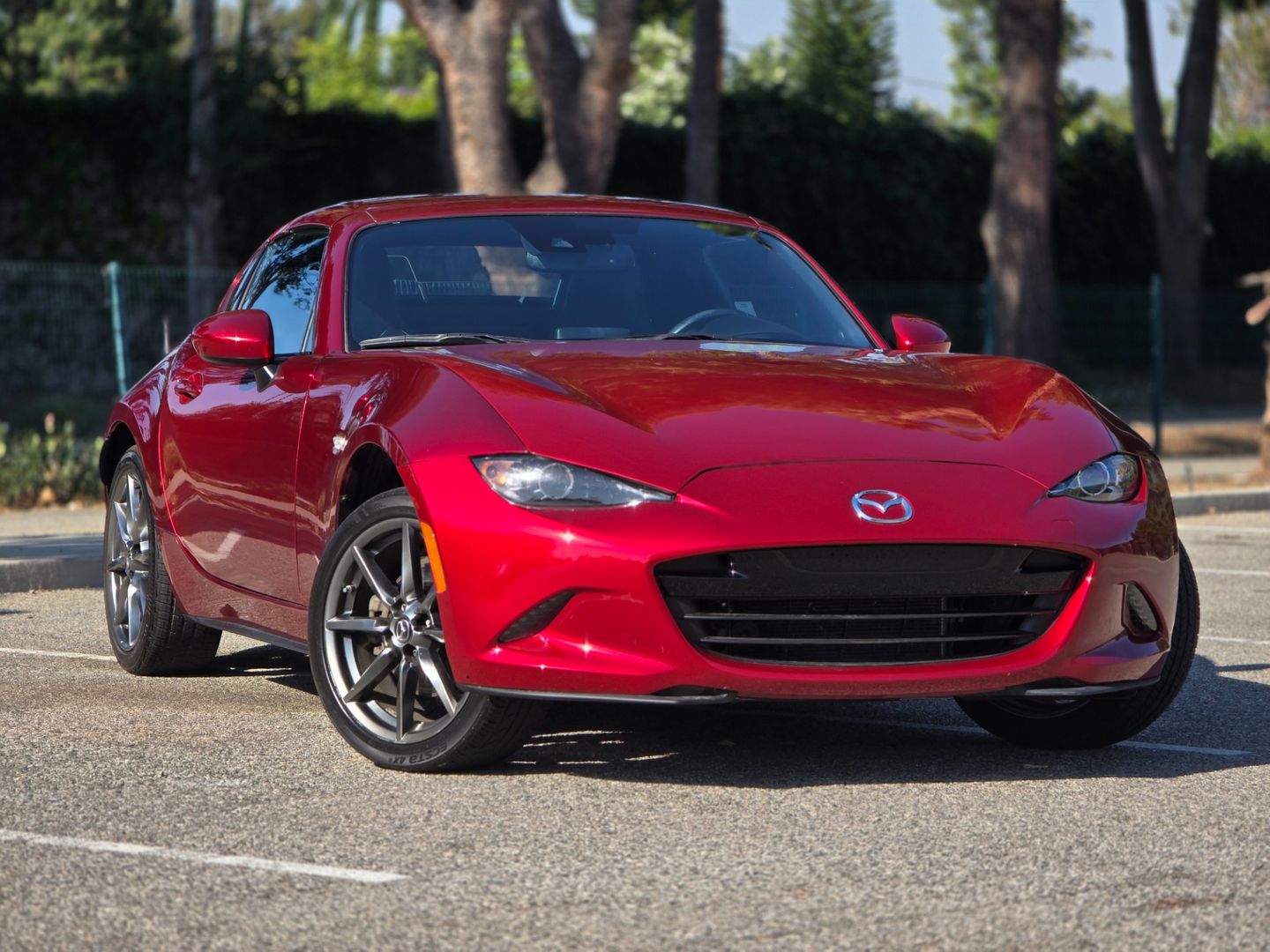 Red 2023 Mazda MX-5 Miata RF Grand Touring RWD Convertible Rear-Wheel Drive Manual