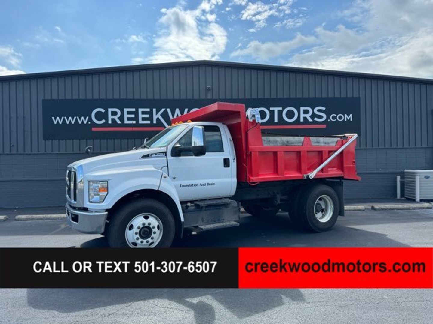 White 2024 Ford F-650 Super Duty Pickup Truck Automatic