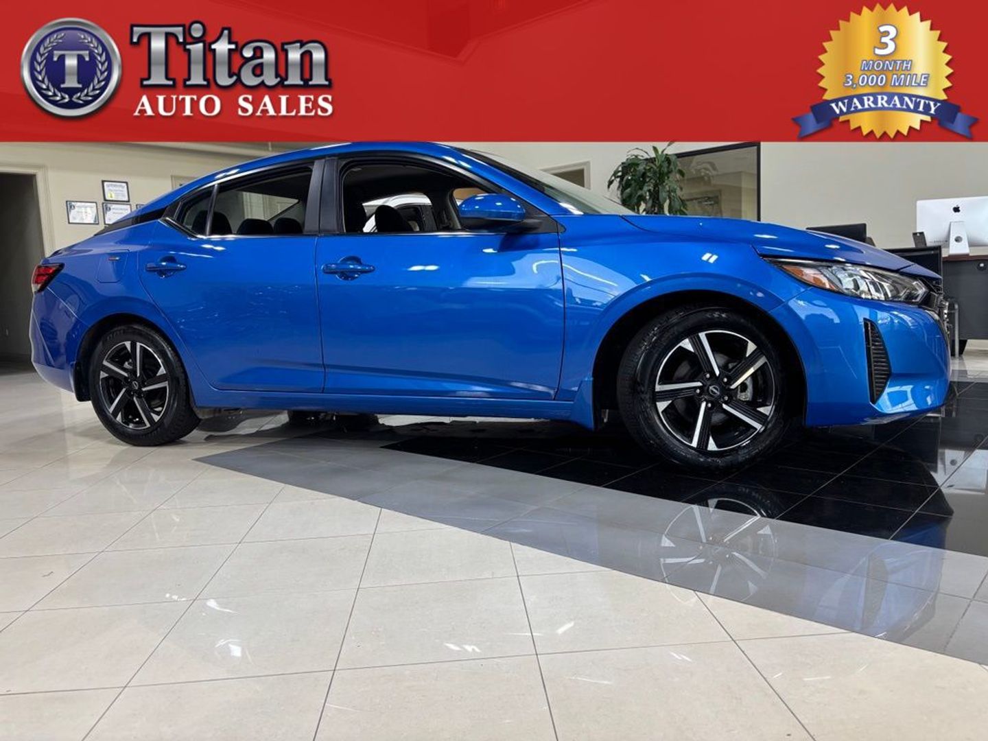 Electric Blue Metallic 2024 Nissan Sentra Sedan Front-Wheel Drive Automatic
