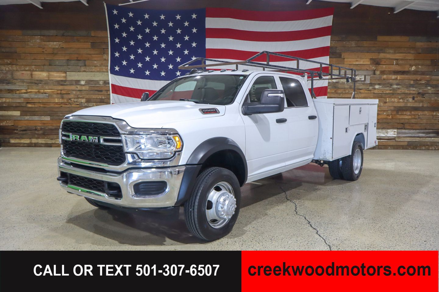 White 2024 RAM 5500 Chassis Pickup Truck Four-Wheel Drive Automatic
