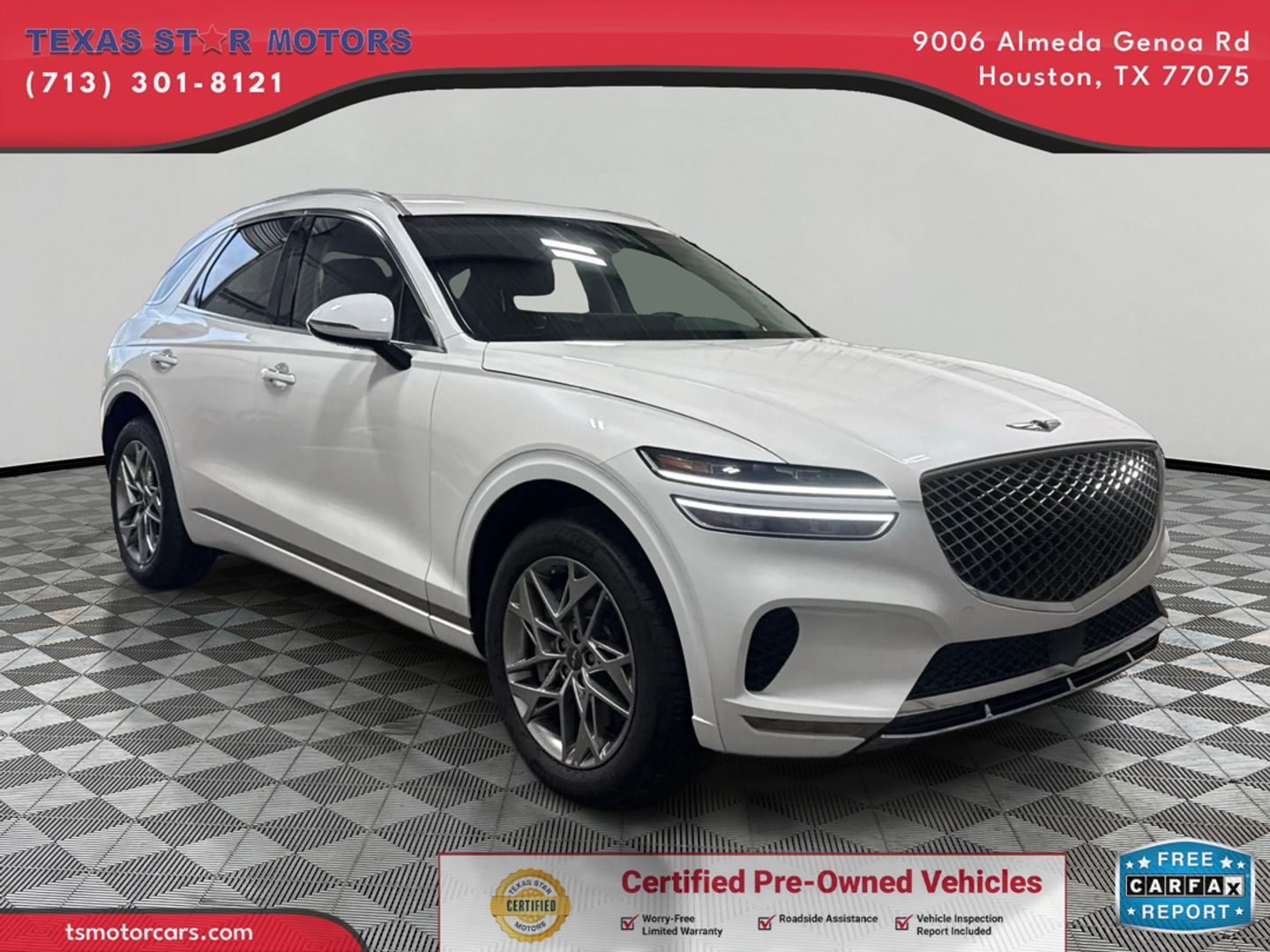 White 2025 Genesis GV70 All-Wheel Drive Automatic