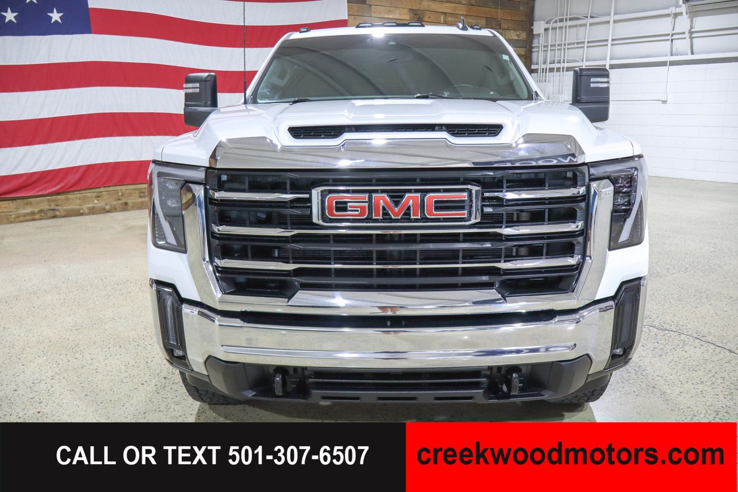 Summit White 2025 GMC Sierra 2500HD Pickup Truck Four-Wheel Drive Automatic