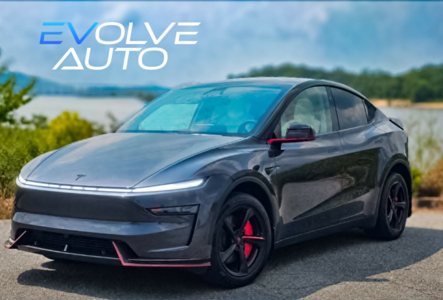 Gray 2026 Tesla Model Y SUV / Crossover Rear-Wheel Drive Automatic
